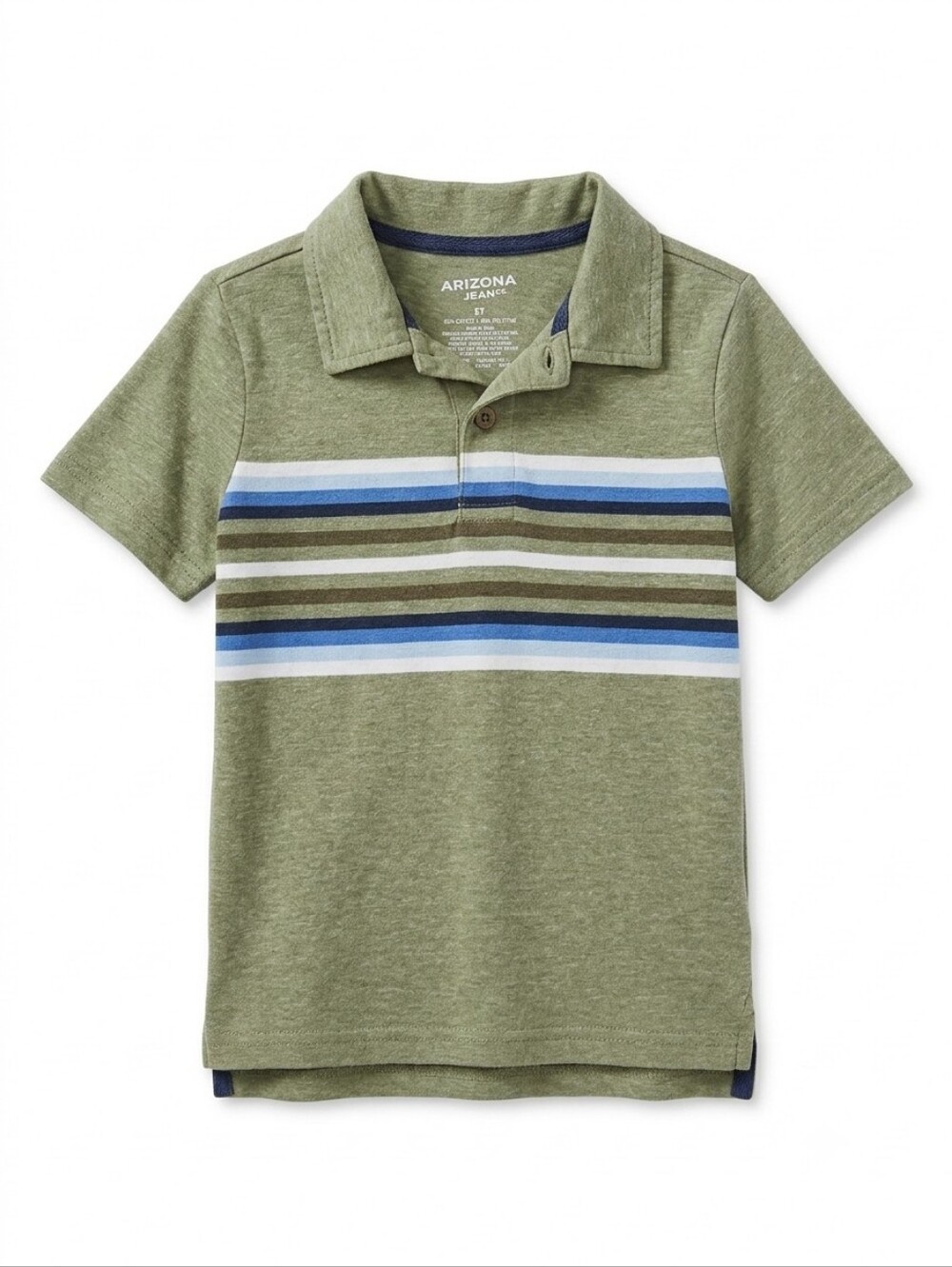 Kids Striped Shirts Duo - Crewneck & Polo - Picture 2 of 4